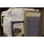 A box of RAF and RAC related ephemera to Cpt. T.N.