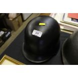 A German WW2 Double Decal police helmet