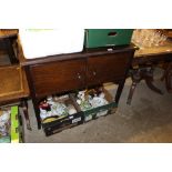 An Edwardian mahogany washstand