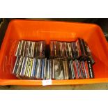 A box of CD's