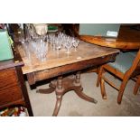 A 19th Century mahogany pedestal table