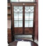 An Edwardian mahogany display cabinet