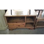 A pine tv stand