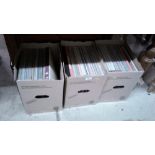 Three boxes of LP's