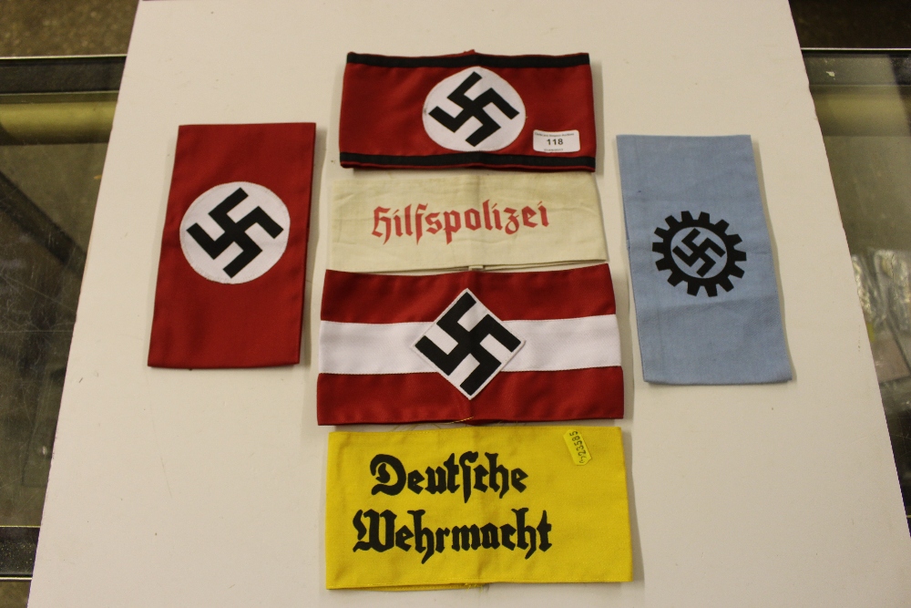 A collection of German armbands