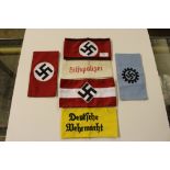 A collection of German armbands