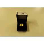 A 9ct gold signet ring