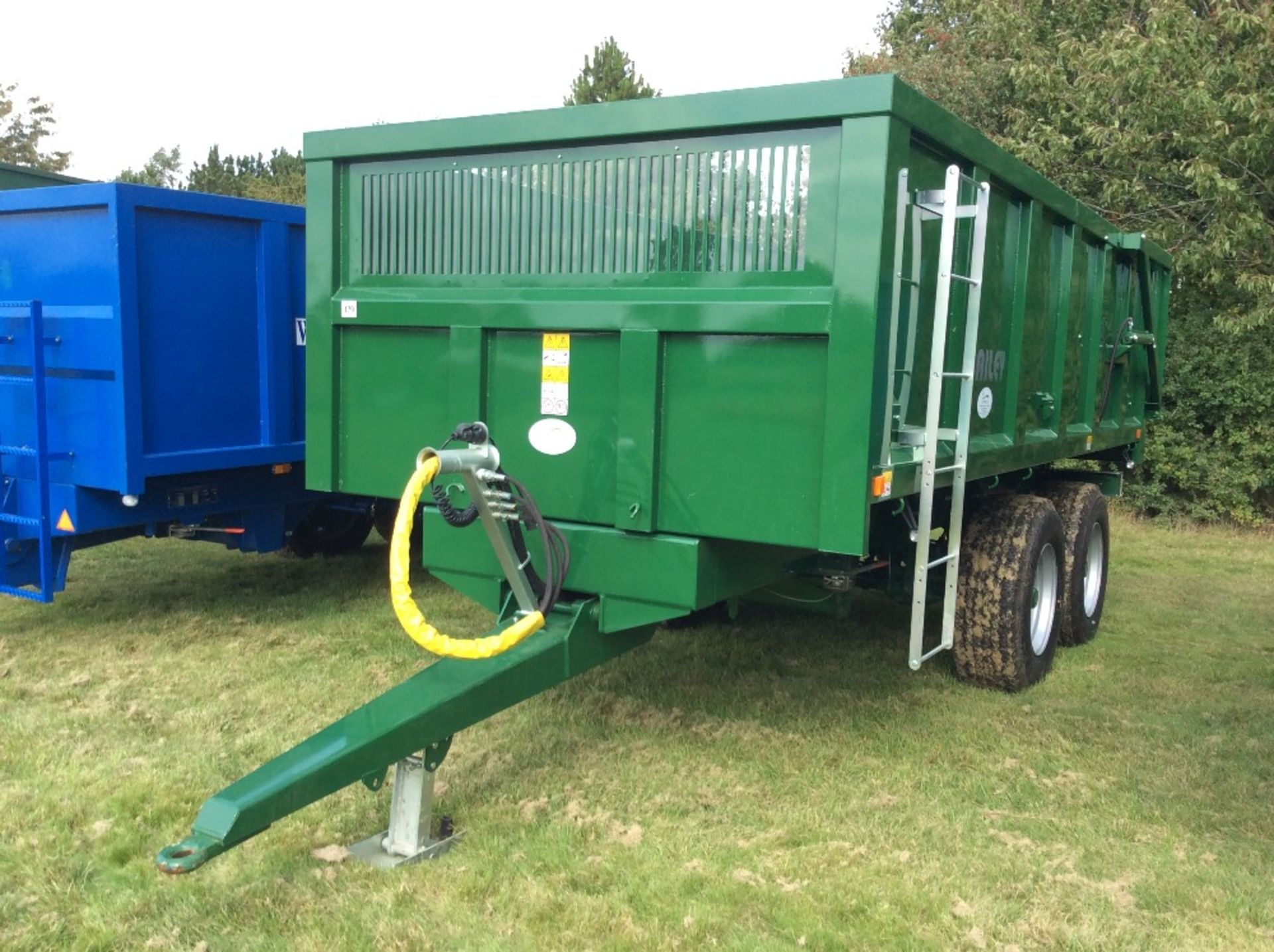 Bailey 12T twin axle tipping trailer. Serial number 15922-12T. November 2016. On farm from new and - Image 4 of 6