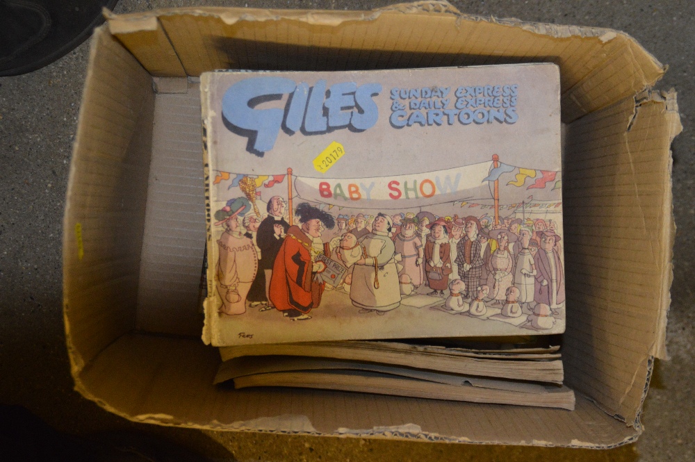 A box of Giles annuals