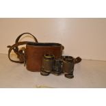 A pair of Carl Zeiss Jena binoculars numbered 1196