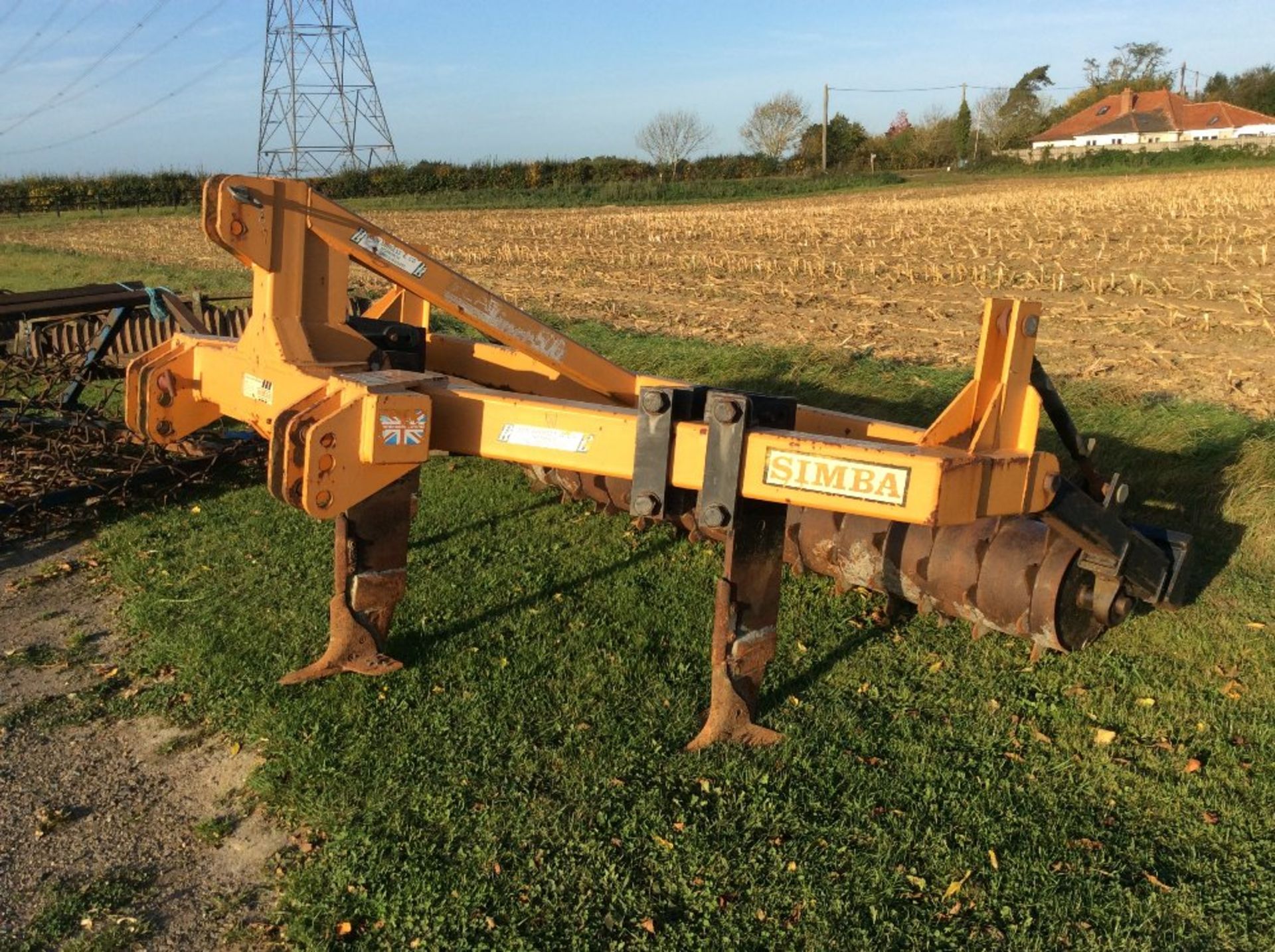 Simba Flatliner 3 leg sub-soiler with packer. Model FL5/30/3. Serial number 44859053. - Image 2 of 4