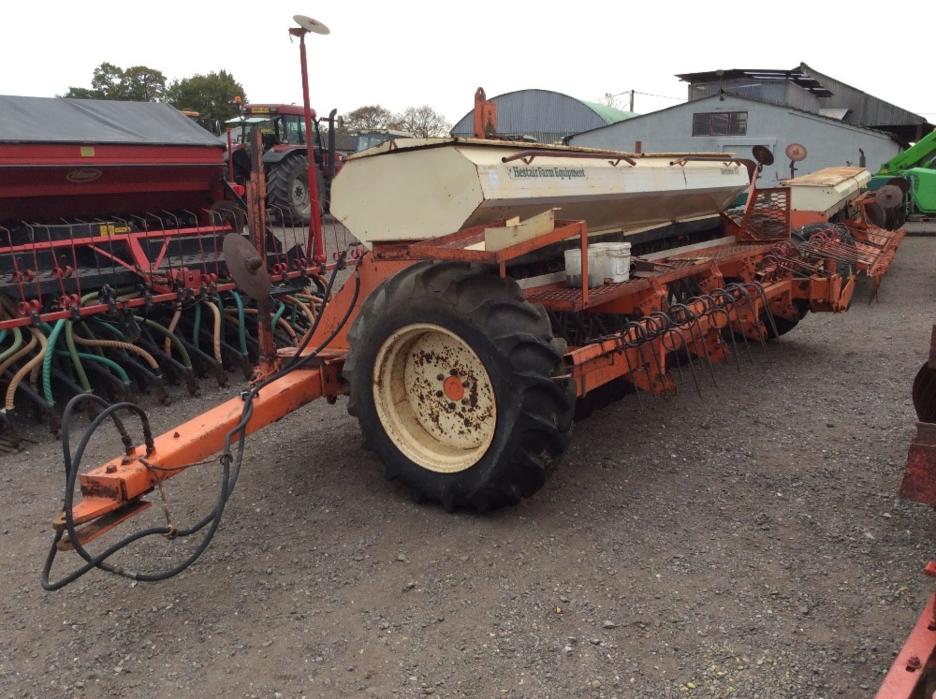 Bettinson TC3 4M disc drill. With following harrow and transport kit. - Image 2 of 2