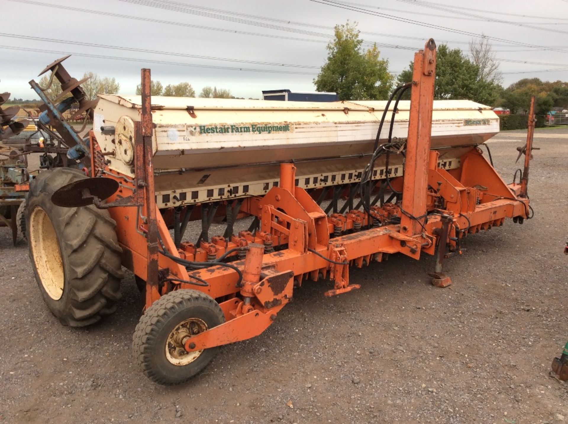 Bettinson TC3 4M disc drill. With following harrow and transport kit.