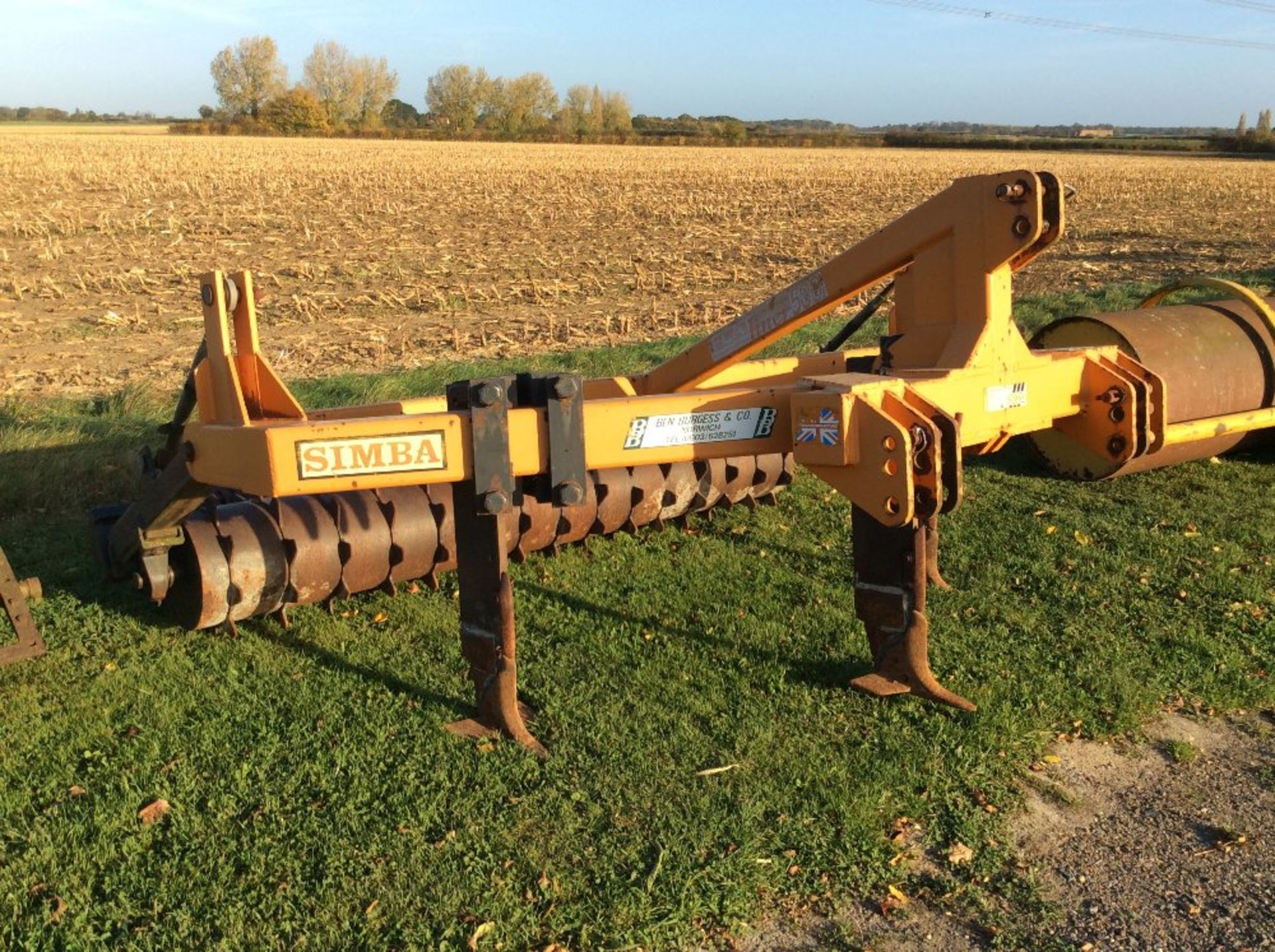 Simba Flatliner 3 leg sub-soiler with packer. Model FL5/30/3. Serial number 44859053.