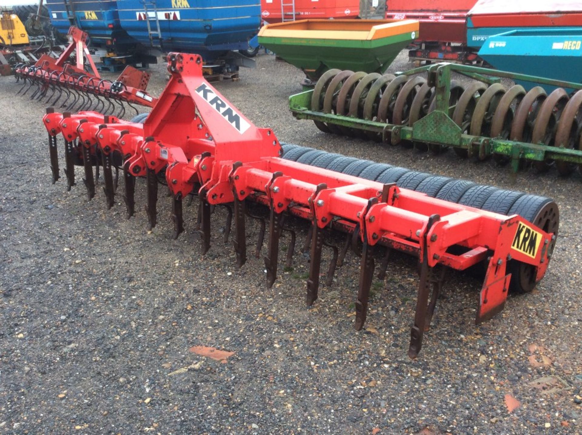 KRM 4M Opti-Cultivator. Comprising row of rigid tines, two rows of adjustable spring tines and