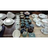 A quantity of various Denby teaware and mugs