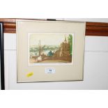 Glynn Thomas, pencil signed print "St Mary's, Maldon"