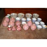 A large quantity of oriental bowls and ginger jars