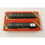 A pair of Hornby R431SR coaches, boxed