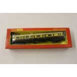 A Trainage Hornby GWR break composit coach, boxed