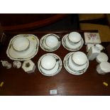 Four Chelson china trios, together with various ot