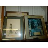 A quantity of various pictures and prints; and a m