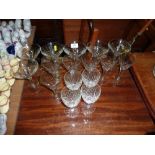 A collection of various wine glasses