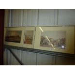 A set of four framed and glazed landscape prints