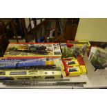 A Hornby train set and accessories including "The B