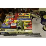 A Hornby train set and accessories including The B