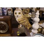 A Barn owl ornament