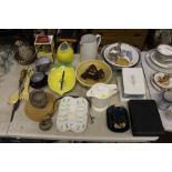 A quantity of various kitchenalia; a Victorian but