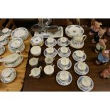 A quantity of Coalport Revelry teaware with matchi