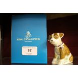 A Royal Crown Derby ornament "Colin The Puppy"