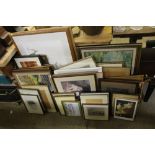 A large quantity of pictures and prints