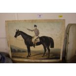 An antique print of racehorse "Orlando"