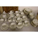 A collection of Royal Doulton "Strawberry Cream" d