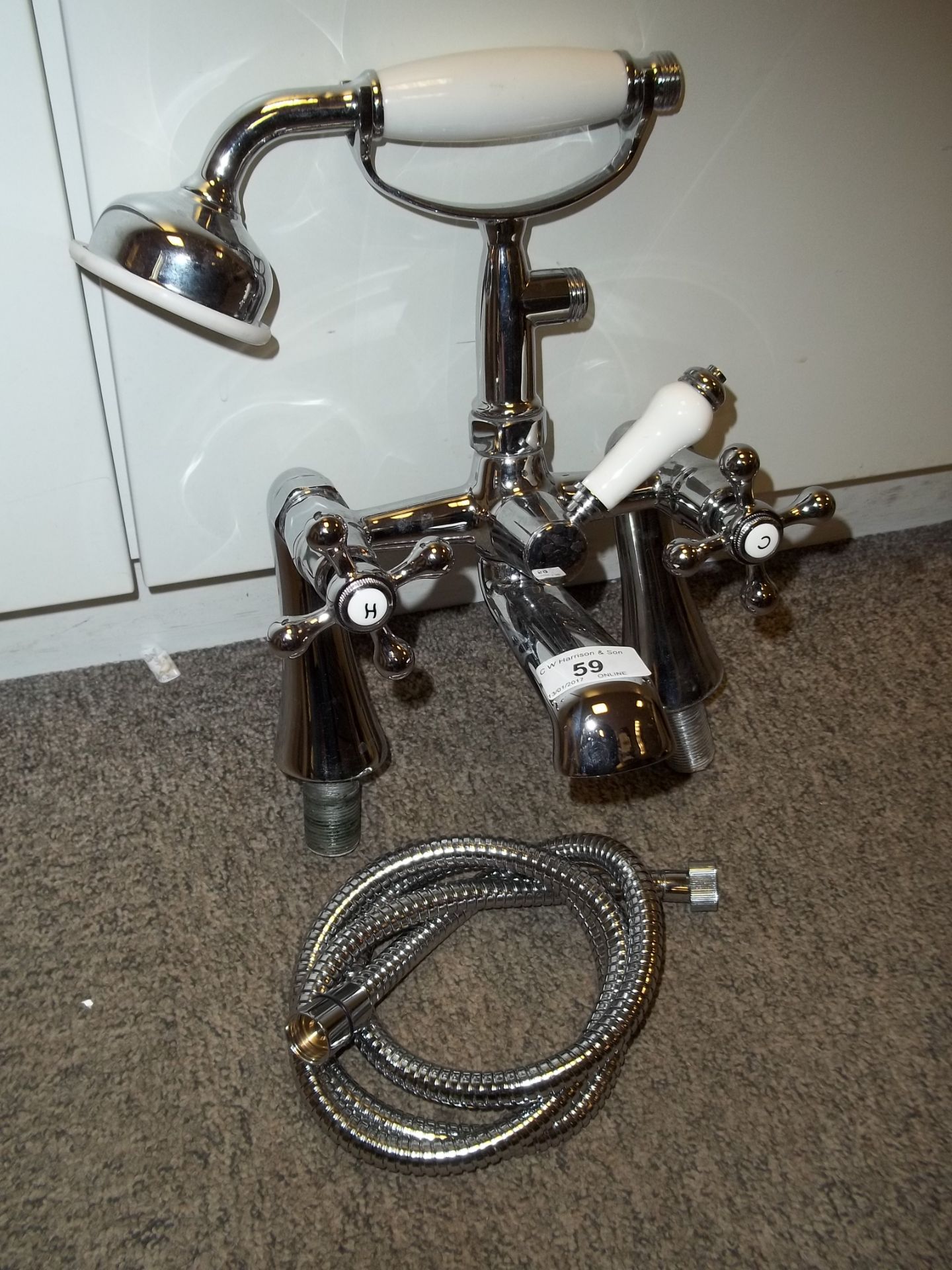 Traditional bath shower mixer tap