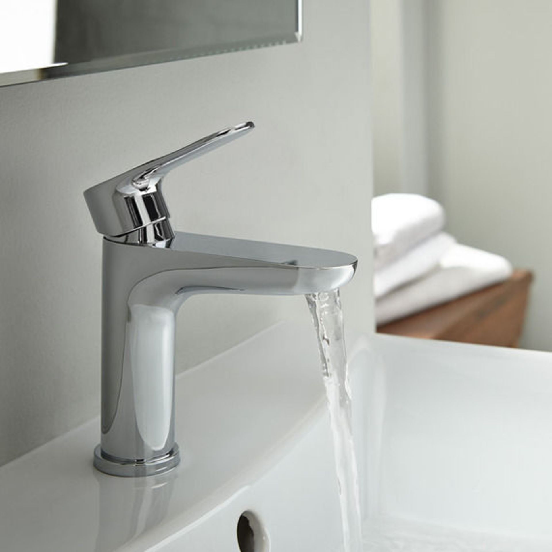 Modern mono basin mixer tap - Image 2 of 2