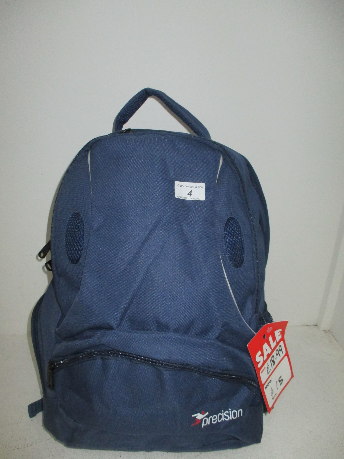 A Precision T21 blue back pack