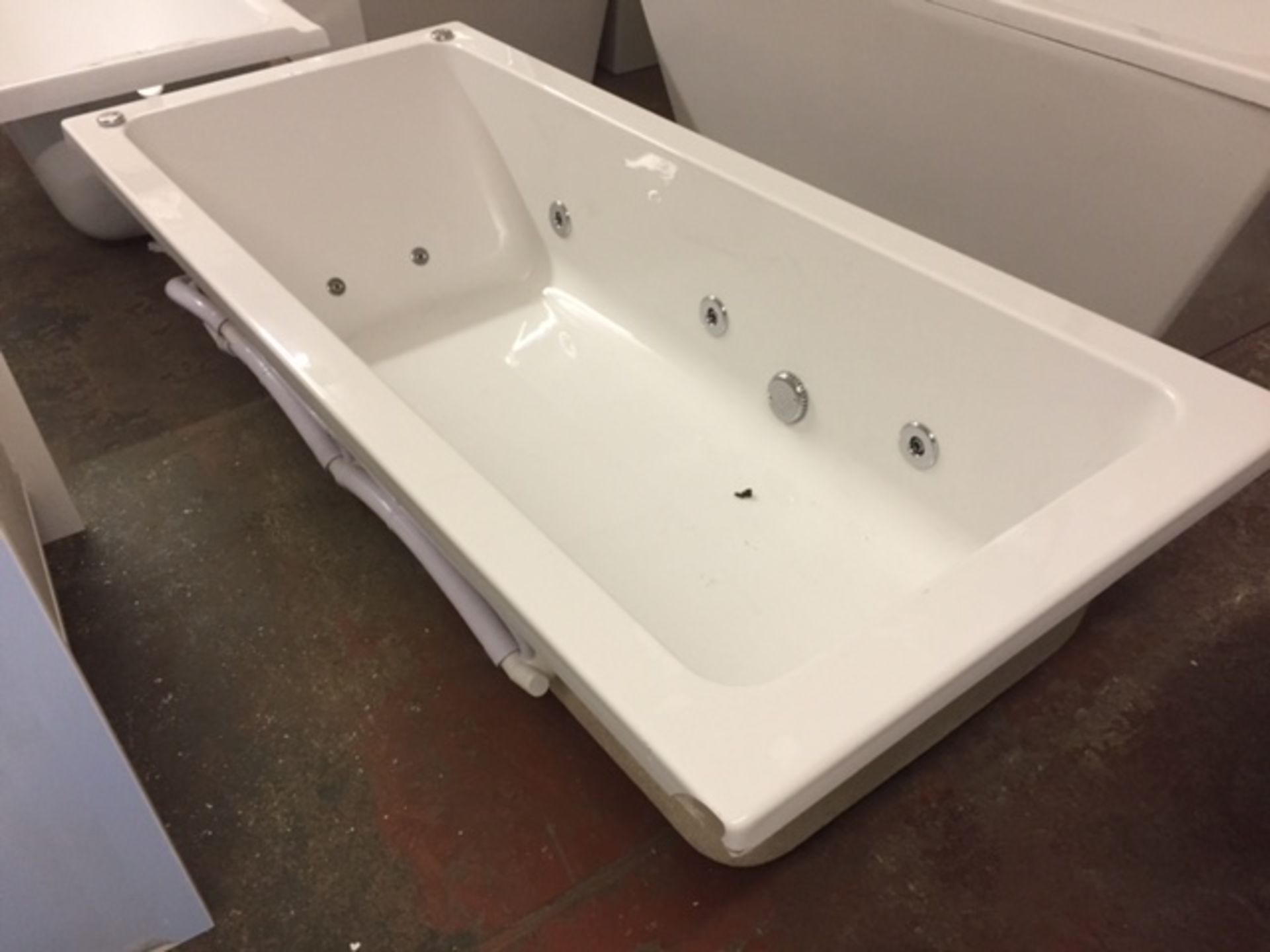 1800x800 8 jet whirlpool bath (no pump)