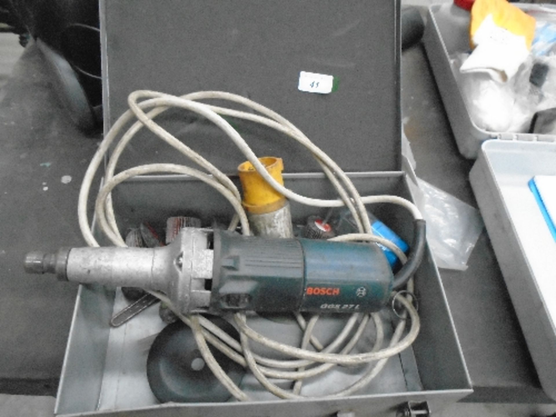 A Bosch GGS271 die grinder - 110v in case