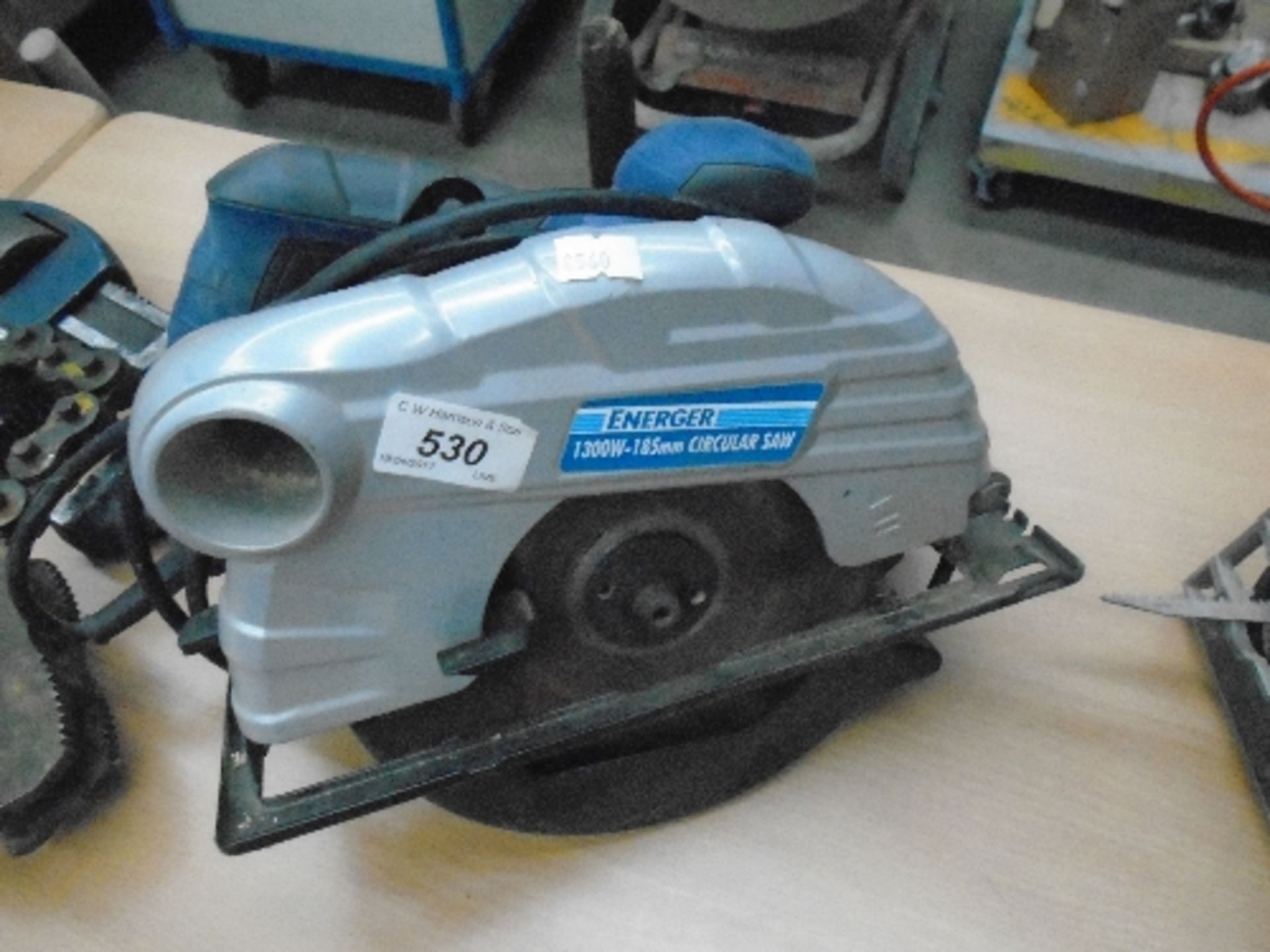 An Energer 1300w-185mm circular saw