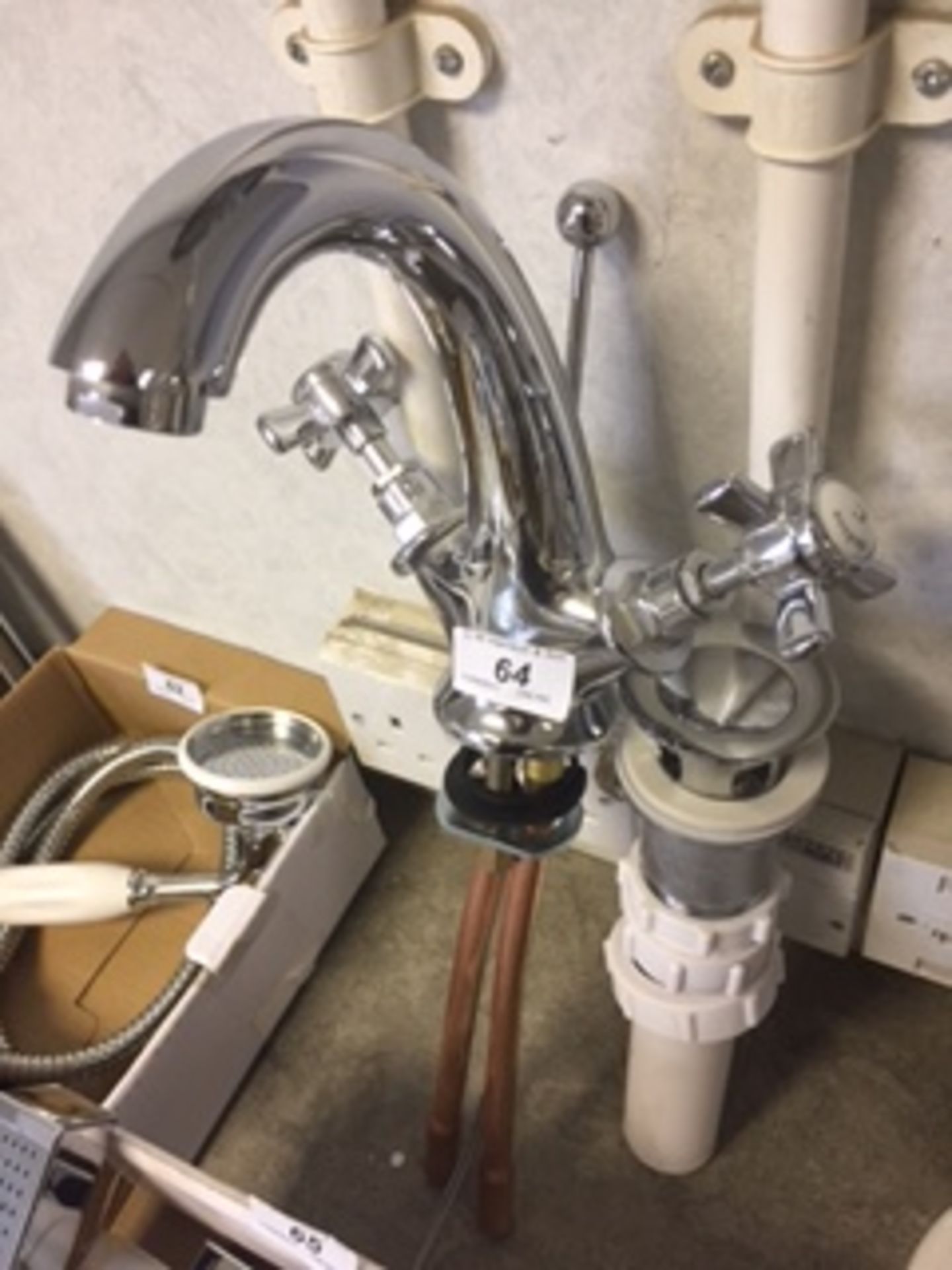 Hudson Reed Traditional Basin Mixer Tap with Waste