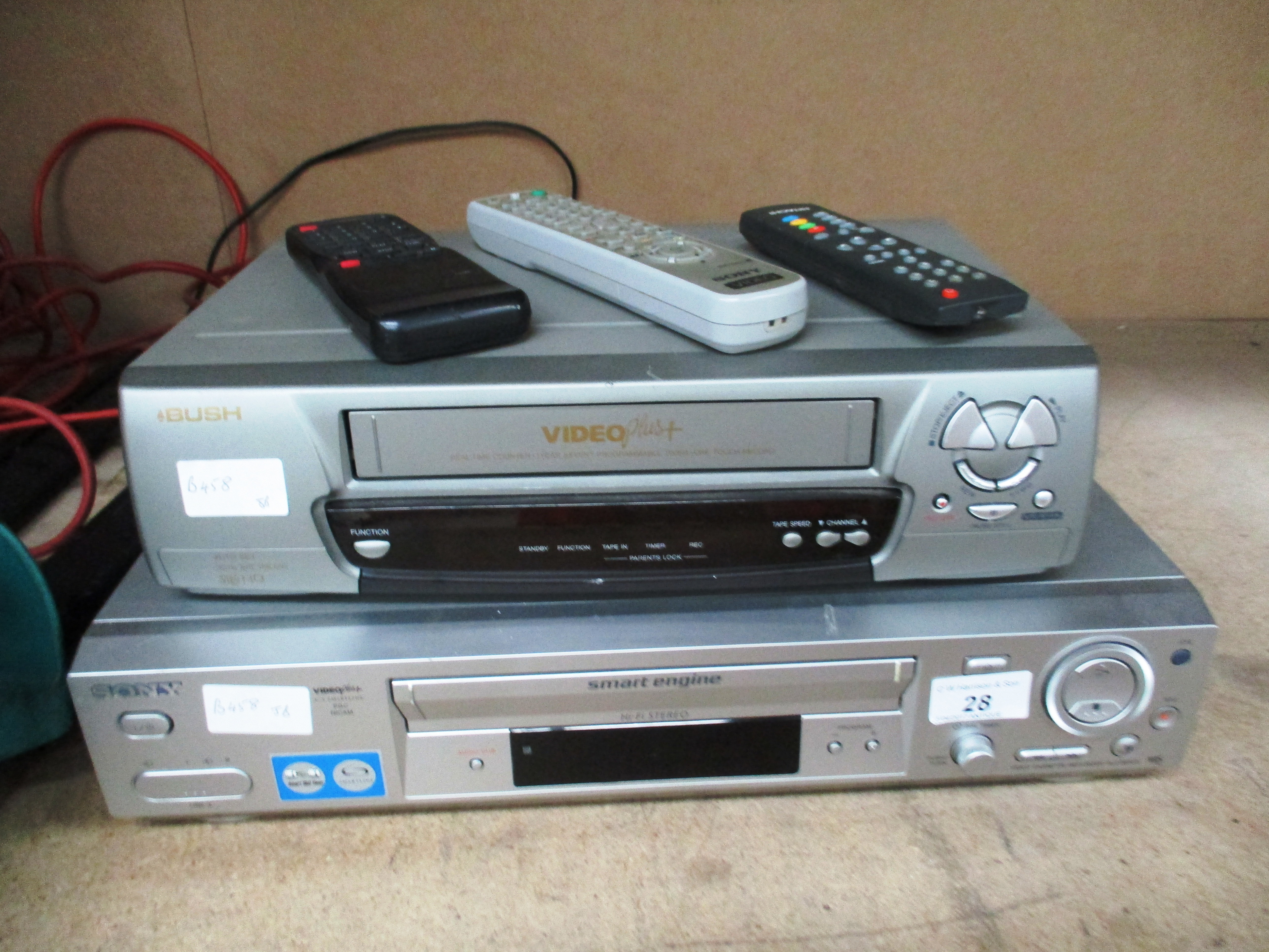 2 x VHS players by Bush,