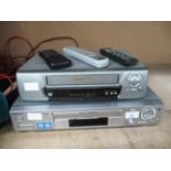 2 x VHS players by Bush,