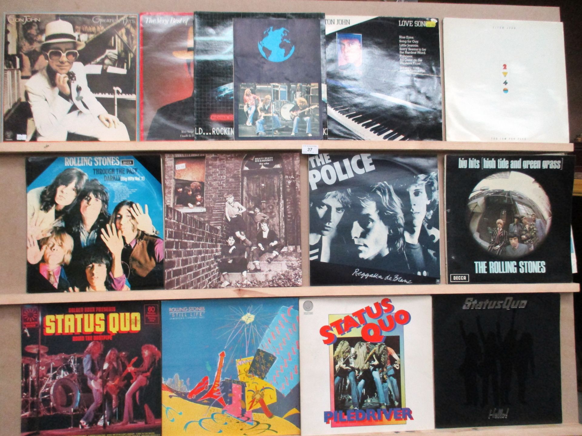 13 x assorted LPs Status Quo 'Piledriver', The Who 'Meaty, Beaty Big & Bouncy',
