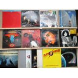 18 x assorted LPs Yes 'Going for the One', Dire Straits 'Making Movies', Boston 'Epic',