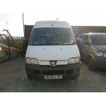 PEUGEOT BOXER 350 LX LWB 2.8 HDi PANEL VAN - diesel - white Reg No MV06 LXP Rec Mil ? 1st Reg 06.