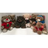 7 x various soft toys bears by Nubee, Cuddles Collection,